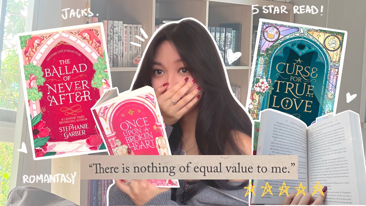i read the Once Upon a Broken Heart trilogy 🦊🍎 | spoiler free reading vlog!