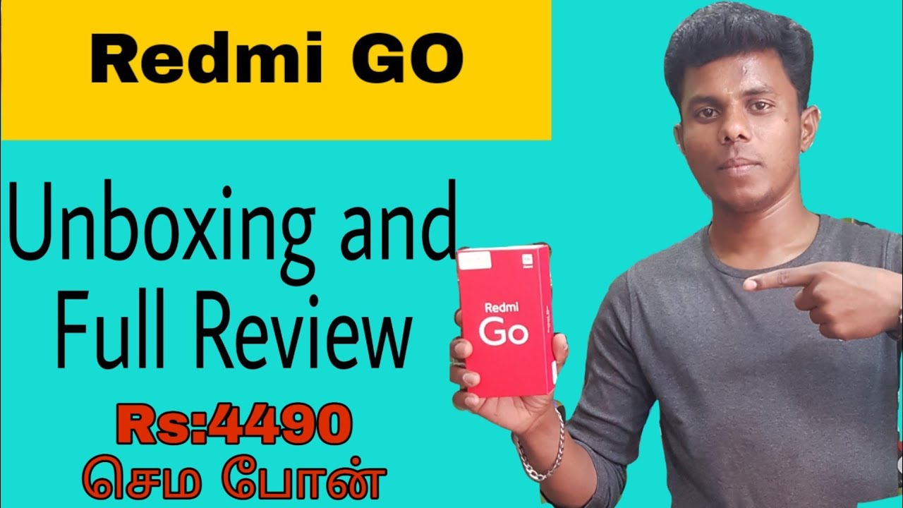 Redmi Go unboxing and hands-on experience with full Review in tamil