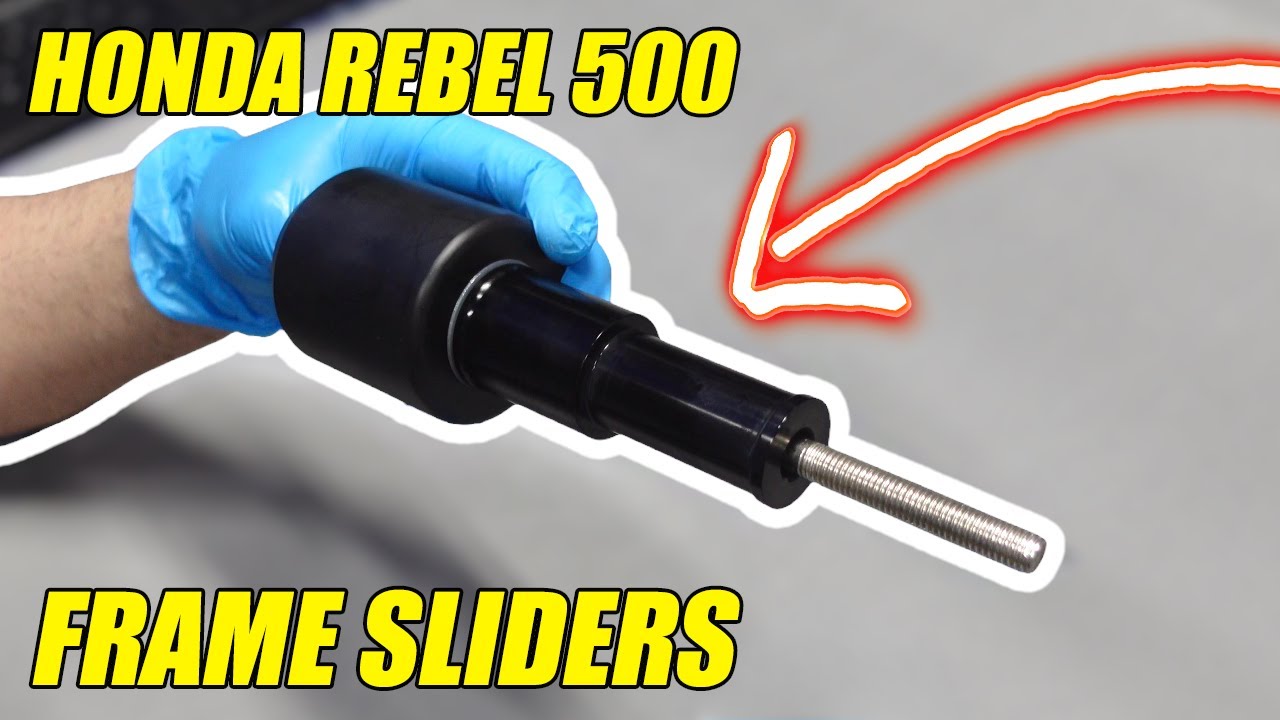 How to Install Frame Sliders - Honda Rebel 500