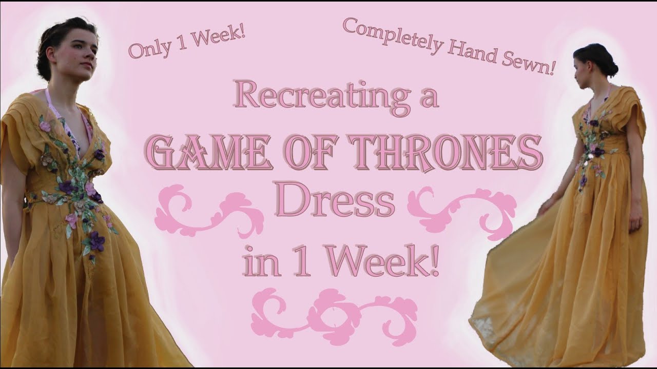 I made a Game of Thrones dress in ONE WEEK!