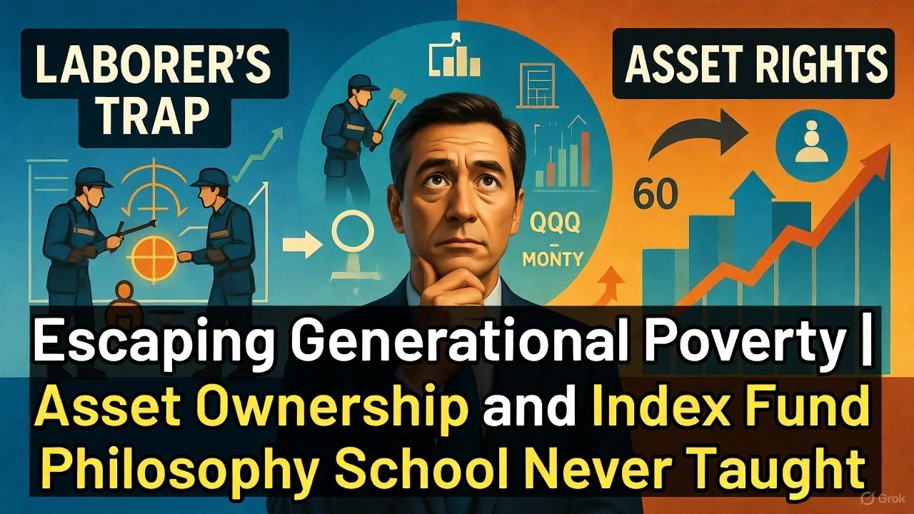 Escaping Generational Poverty | Asset Ownership and Index Fund Philosophy School Never Taught