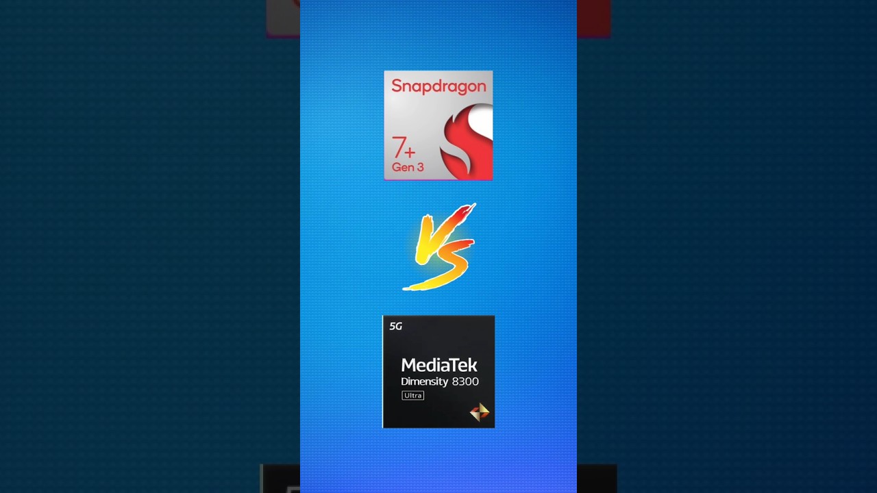 7+Gen 3 vs Dimensity 8300Ultra #techype #gamingprocessor