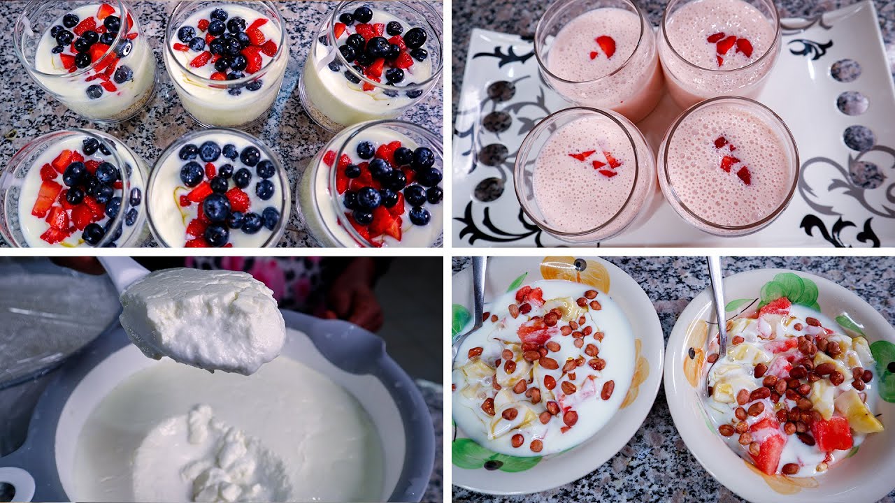 Я использовал домашний йогурт, чтобы приготовить 5 вкусных закусок