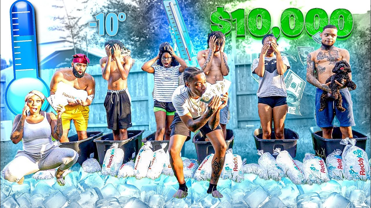 LAST TO LEAVE THE ICE COLD TUB Wins $10,000!