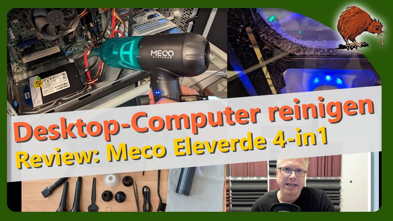 🧼 PC reinigen wie ein Profi! Meco Eleverde 4-in-1 im Test – Staubsauger & Bläser für den Desktop 🧽💨