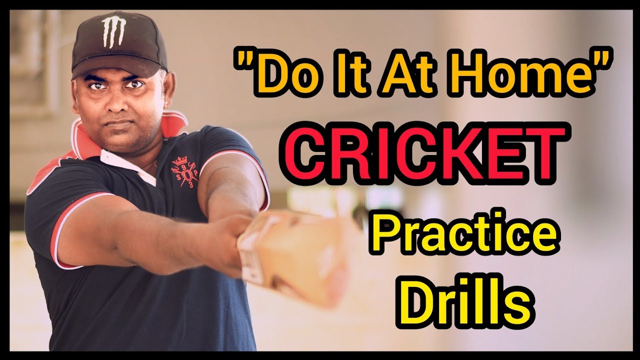 CRICKET HOME PRACTICE DRILLS | 'DO IT AT HOME' CRICKET DRILLS | VARADHARAJA | WISDOM VIBES