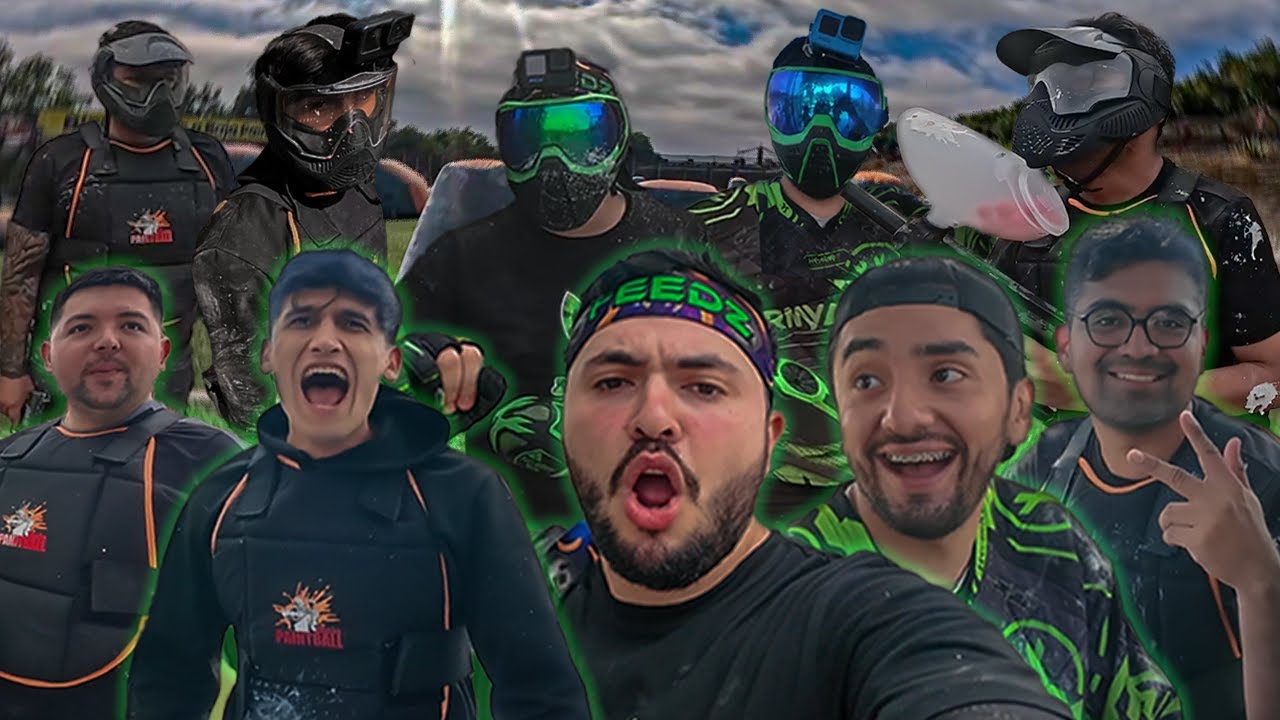 Streamers Intentan jugar Paintball como PROFESIONALES y asi terminaron...