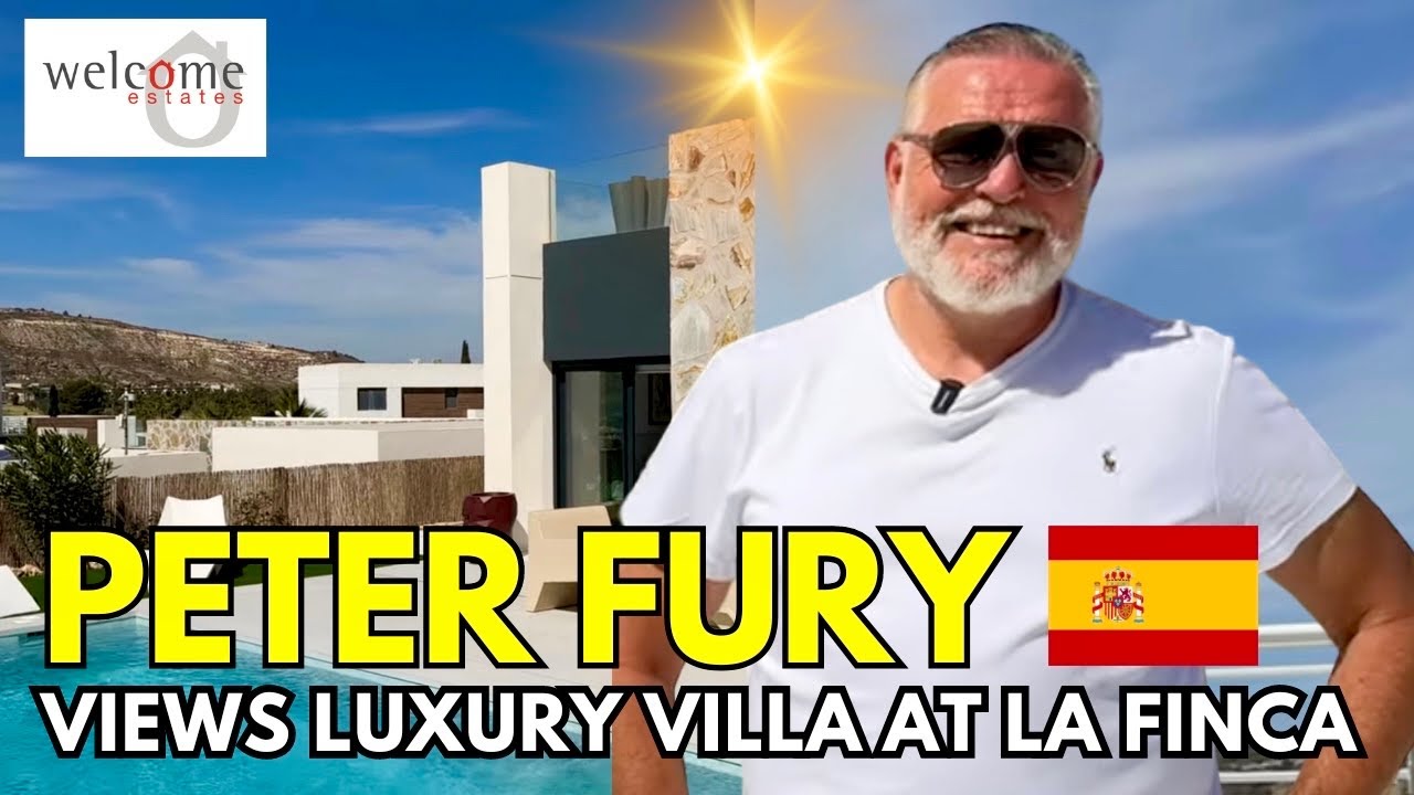STUNNING SPANISH VILLA! 🇪🇸 WORLD RENOWNED BOXING COACH PETER FURY VISITS COSTA BLANCA TO VIEW IT!