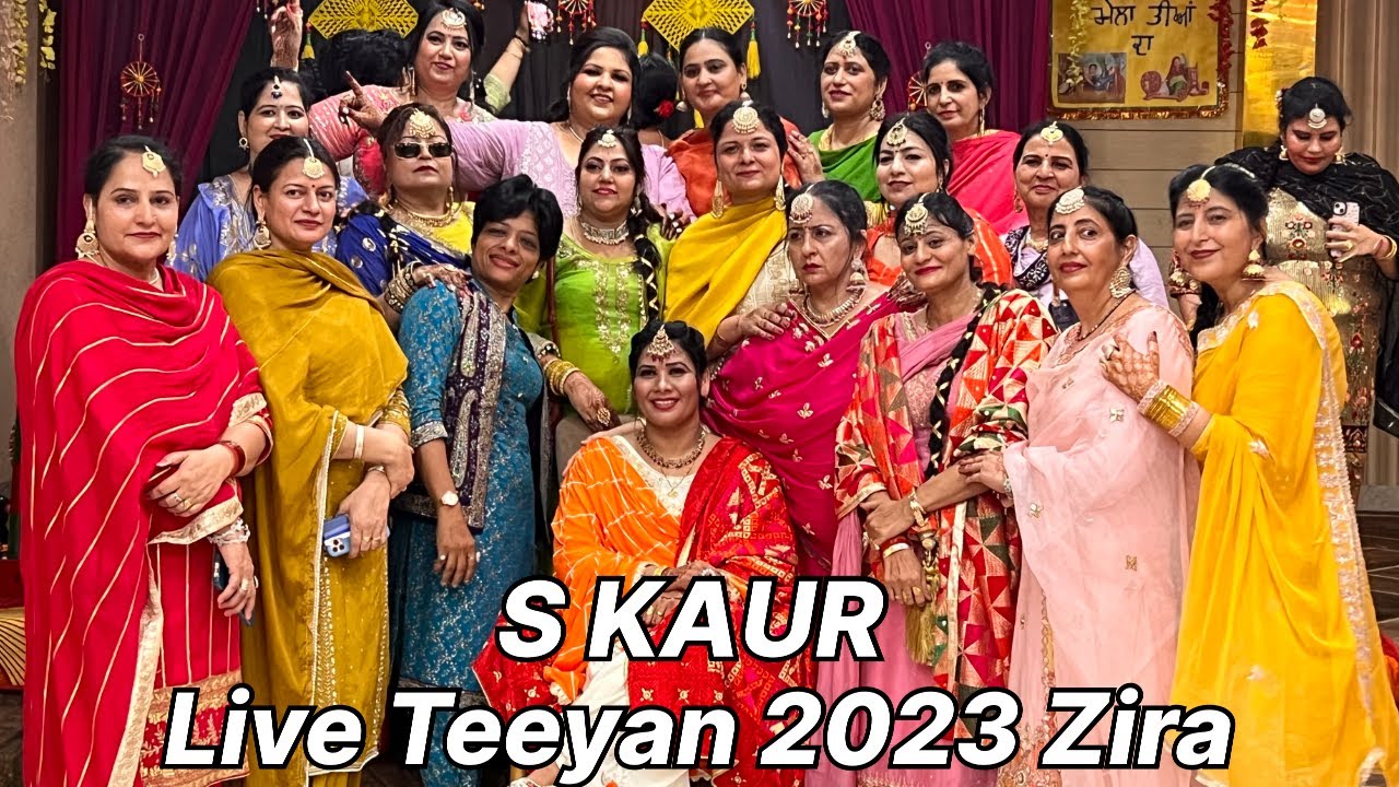 Live Teeyan || Zira || 2023 || S Kaur Gholia ||
