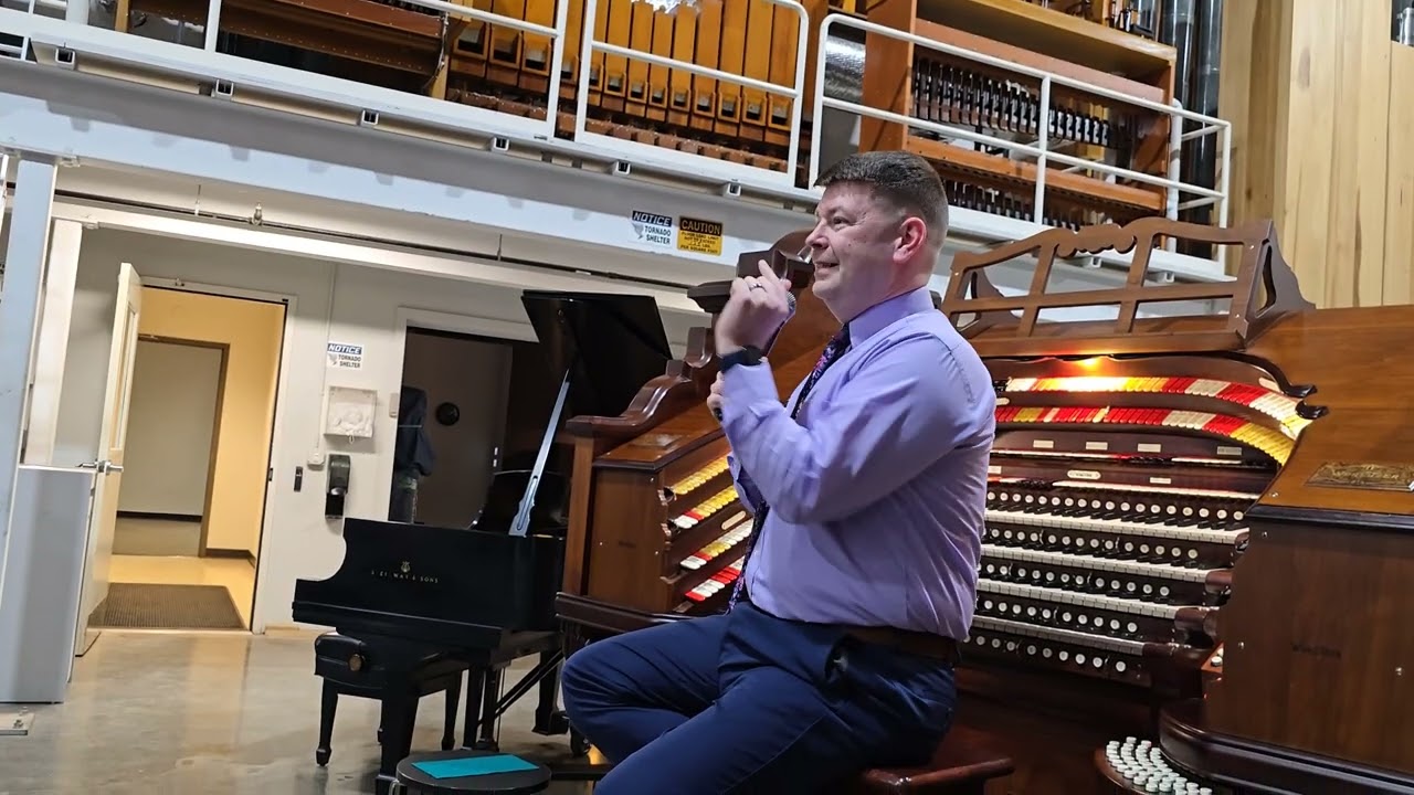 Justin Stahl plays the organ at Carma Labs 3-30-2025