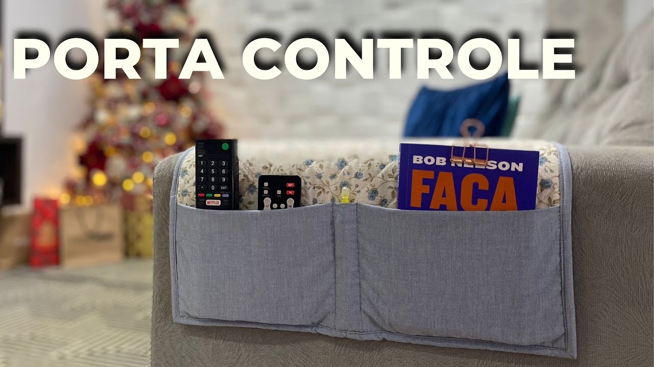 PORTA CONTROLE EM TECIDO