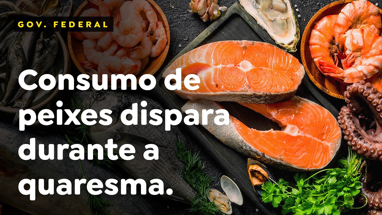 Consumo de peixes dispara durante a quaresma.