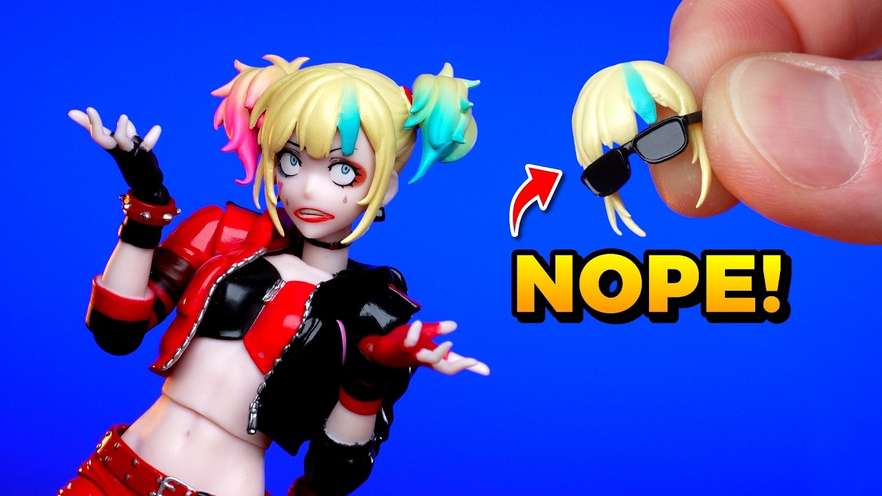 Despite the unusable parts, it's one of the BEST Harley Quinn action figures