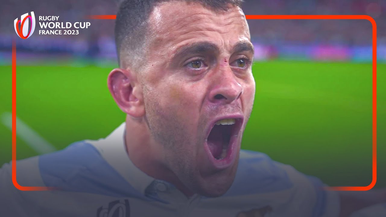 Emotional Argentina anthem ahead of All Blacks semi-final | Rugby World Cup 2023