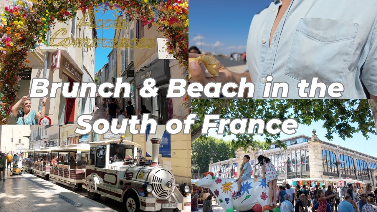 Brunch & Beach | A Sunday in Narbonne | 4K #southoffrance #francetravel