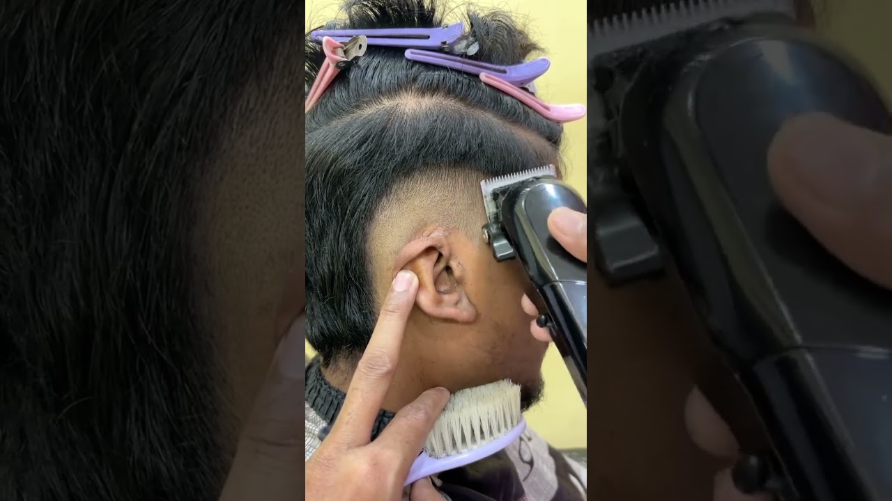 How to cut male hair low taper cut @TheBarberfamilyy 