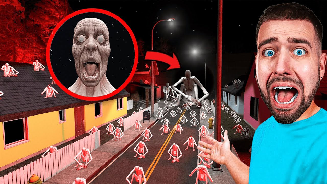 J’ai TROUVÉ LA VILLE DE L’HOMME ÉTRANGE Dans Les BACKROOMS !! Ils sont très nombreux ! 😨