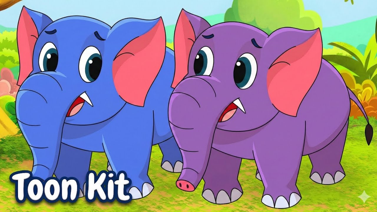 🐘 Ek Mota Hathi | एक मोटा हाथी |Hindi Rhymes for Kids