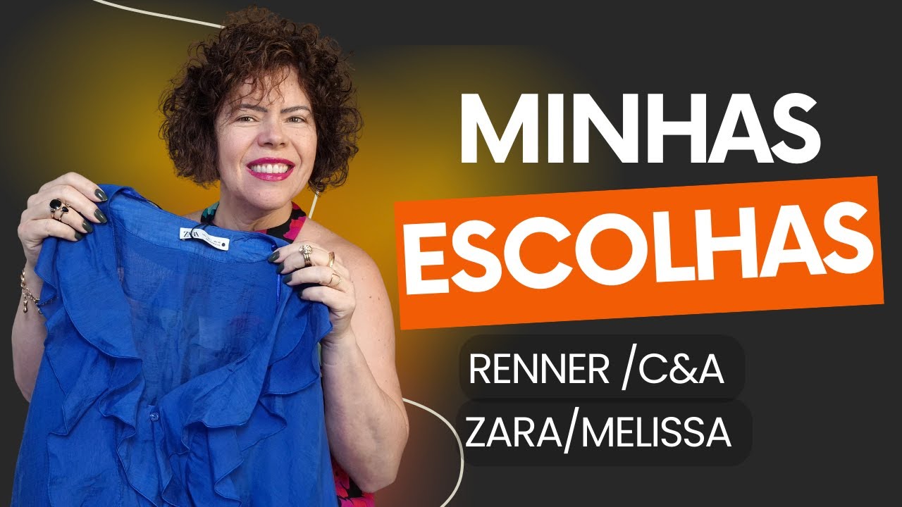 COMPRAS: MINHAS ESCOLHAS NA RENNER, C&A, ZARA E MELISSA