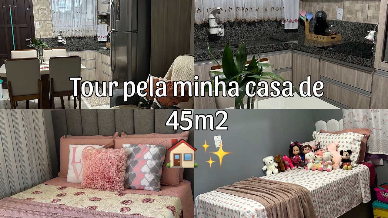 Tour pela minha casa de 45m2