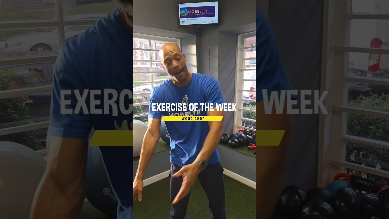 🔥Exercise of the Week: Wood Chop Rotate. Power. Perform.