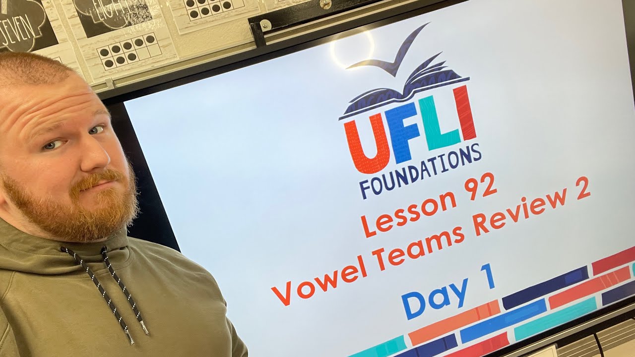 Mr. Holland’s UFLI Lesson 92 (Vowel Team Review 2) Day 1