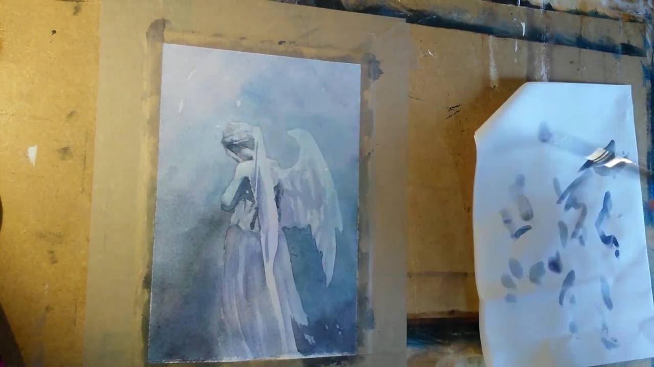 Painting a Weeping Angel
