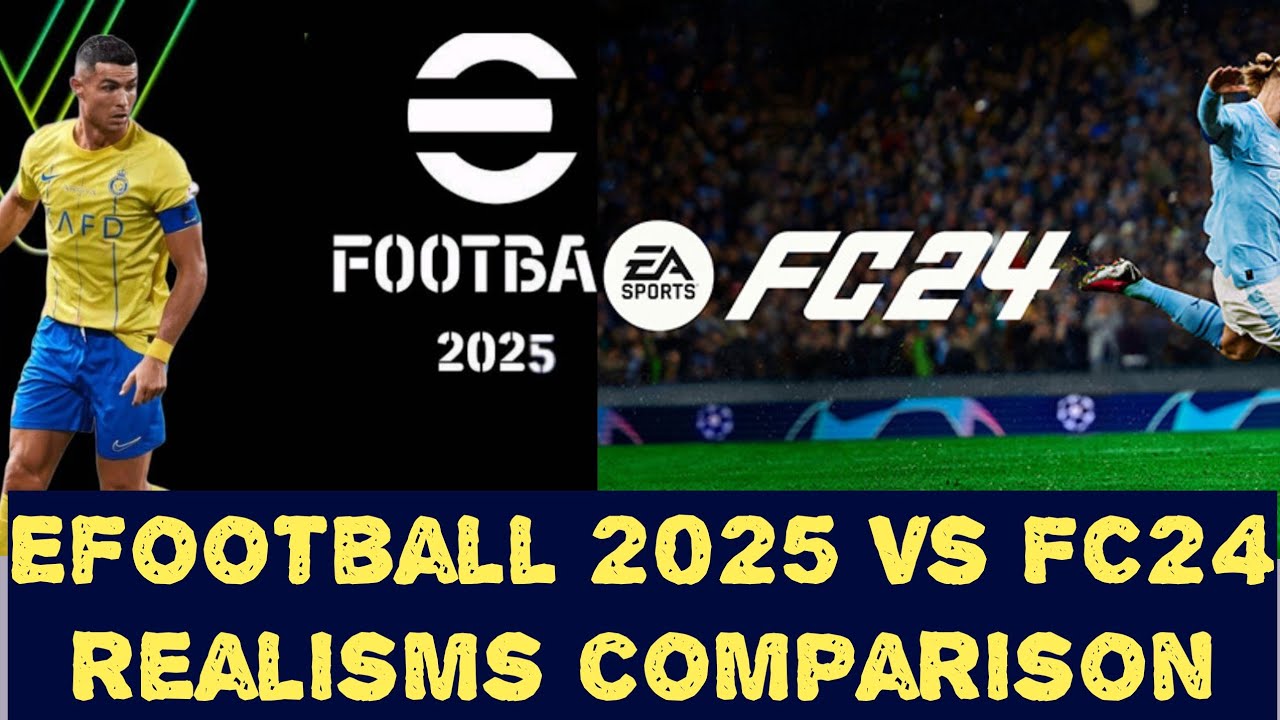 Efootball 2025 Vs EA FC24 ▶ Cutscenes Comparison gameplay