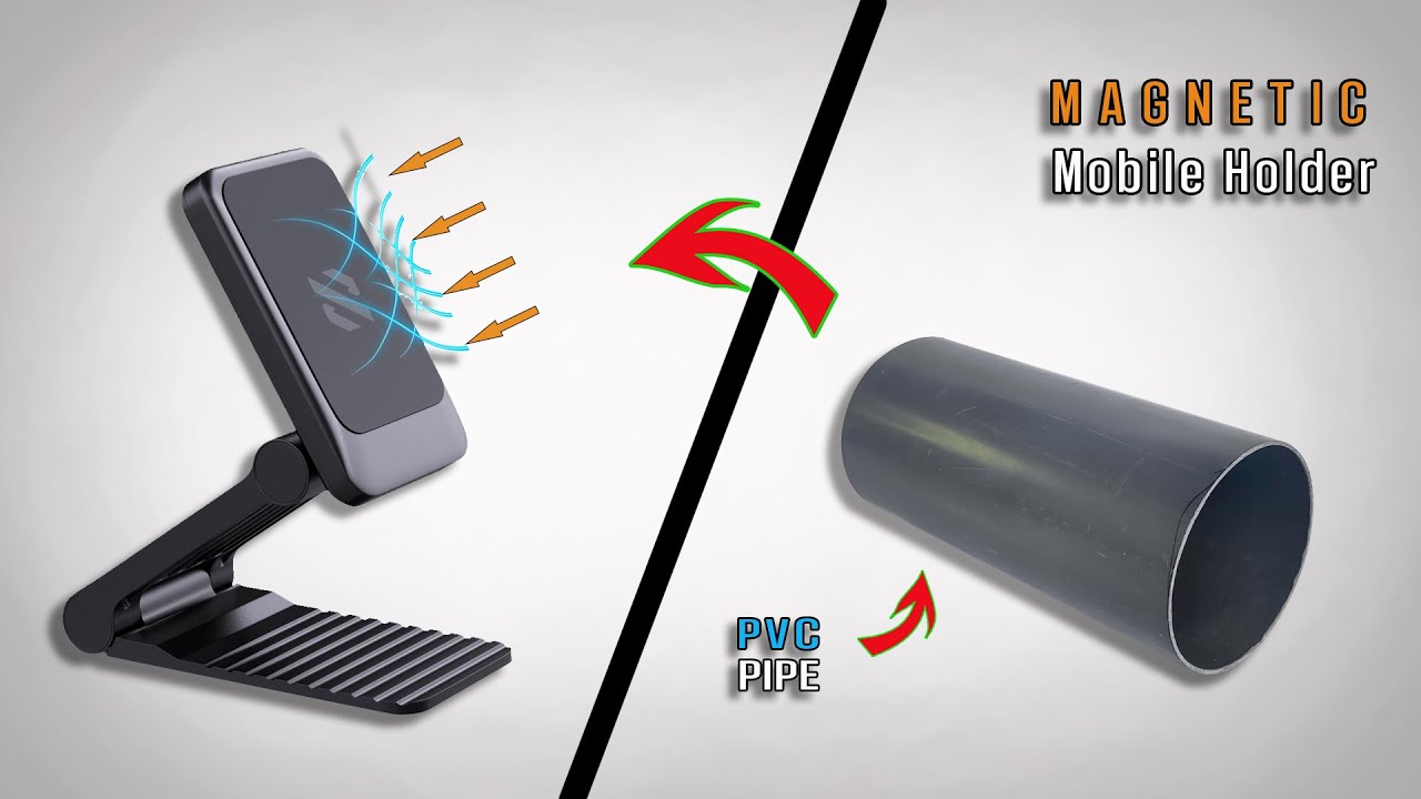 How to make Mobile Holder at home | DIY Magnetic Phone Holder for Car | Mobile Stand