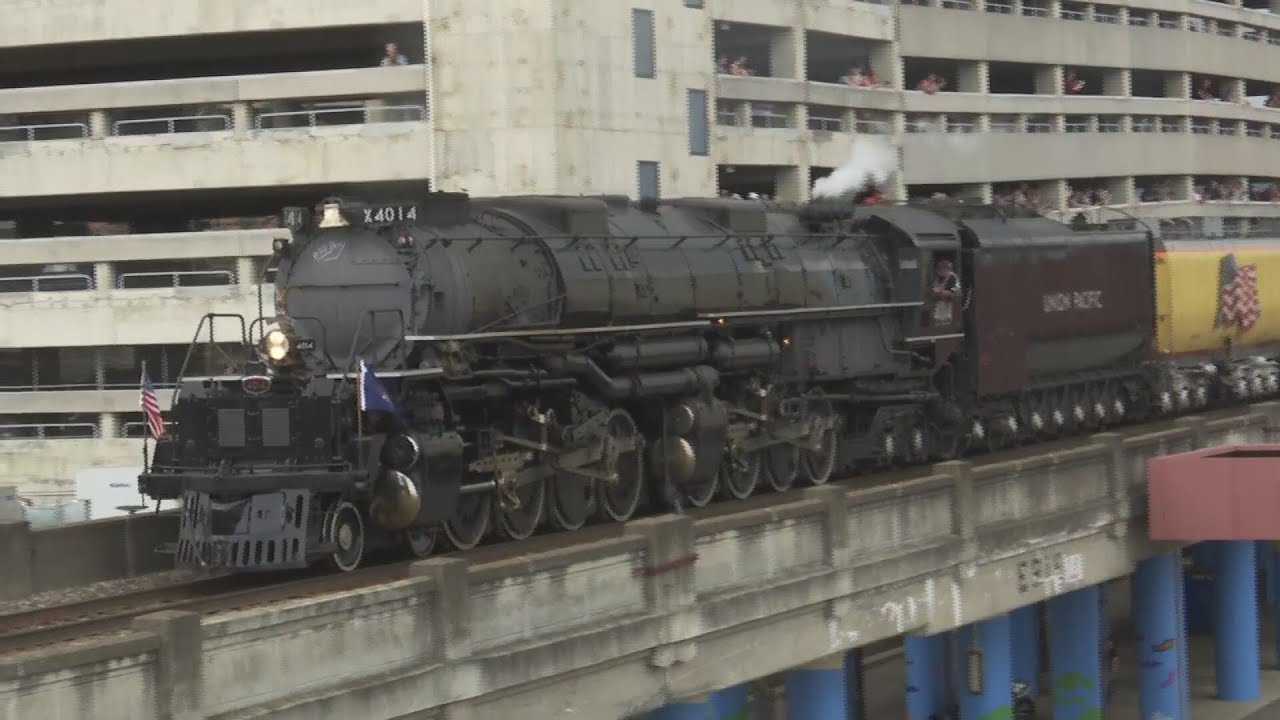 Паровоз Union Pacific Big Boy № 4014 в Эльмире