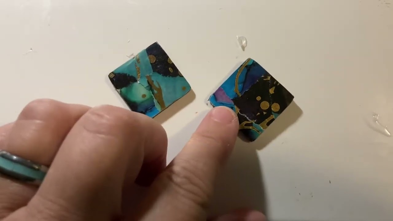 Washi Tape Earrings
