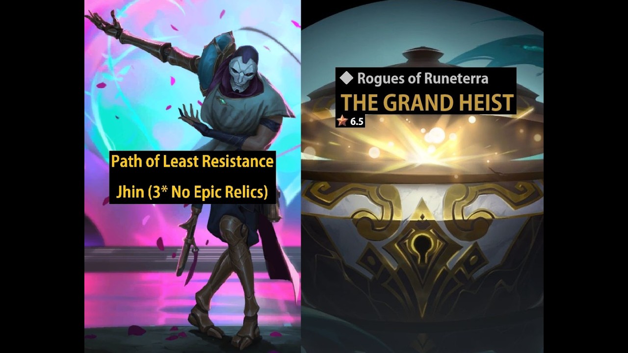Jhin (3* No Epic Relics) vs the Grand Heist - Rogues of Runeterra