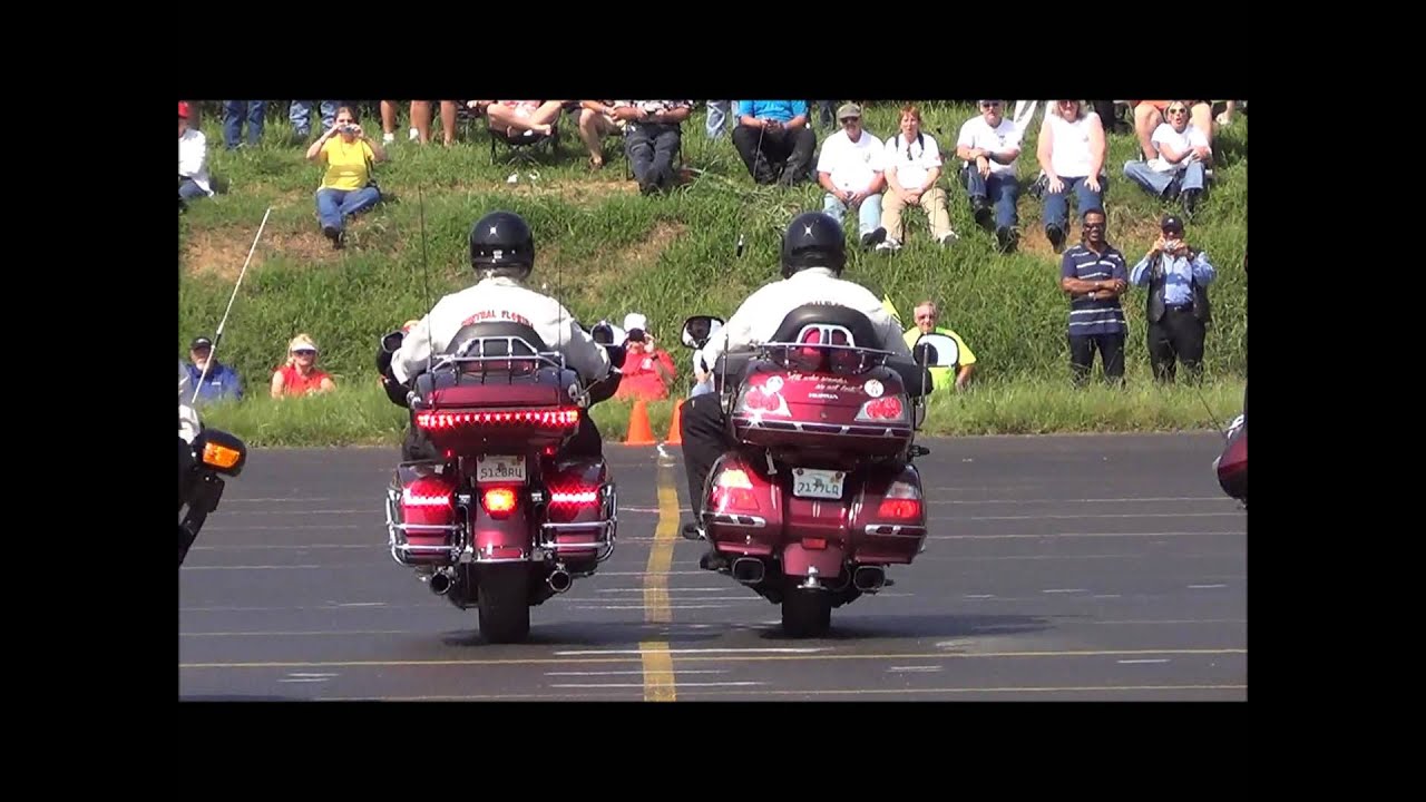 Central Florida Motorcycle Drill Team at the GWRRA Wing Ding 37 in Huntsville, Al in Sept 2015.