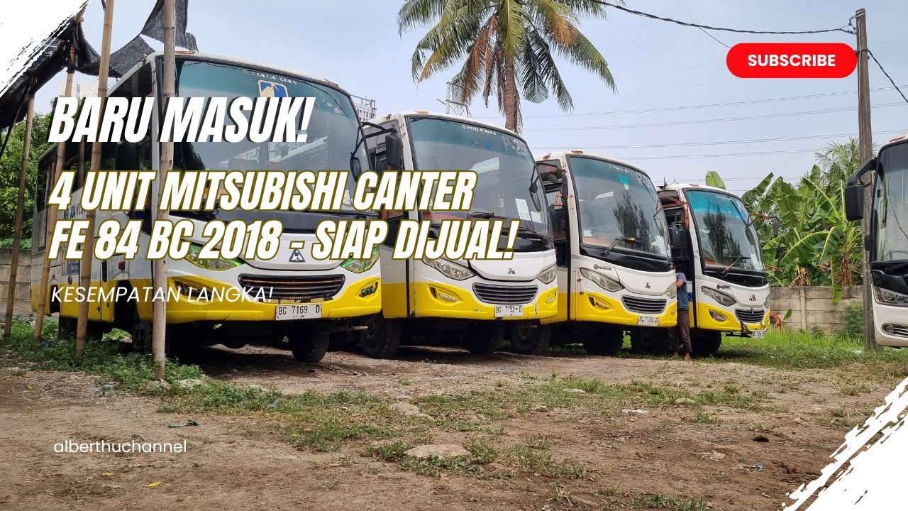 Jual Beli Bus | 4 Unit Mitsubishi Canter FE 84 BC 2018 Harga terjangkau - Siap angkut bisnis anda!