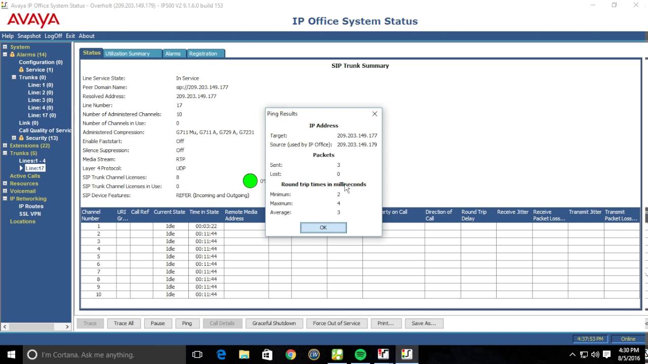 How to program a SIP Trunk on  Avaya IP Office