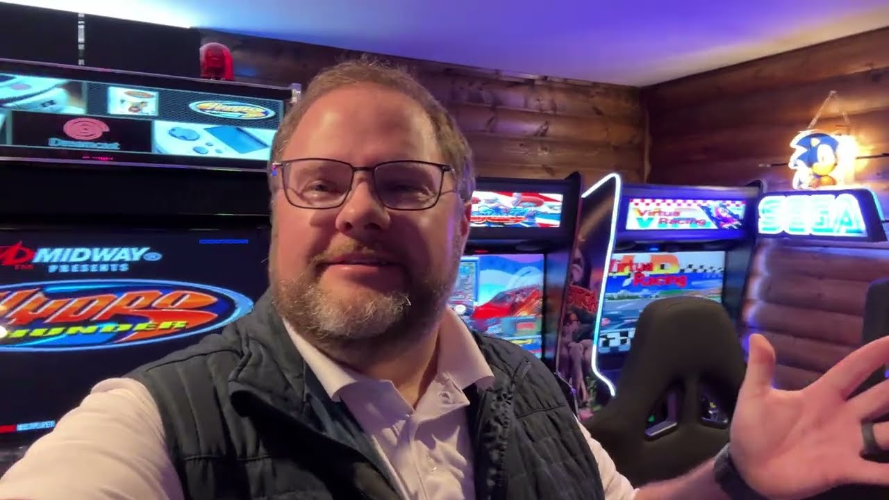 REC ROOM MASTERS Xtension Sit Down Pedestal Arcade Machine 
