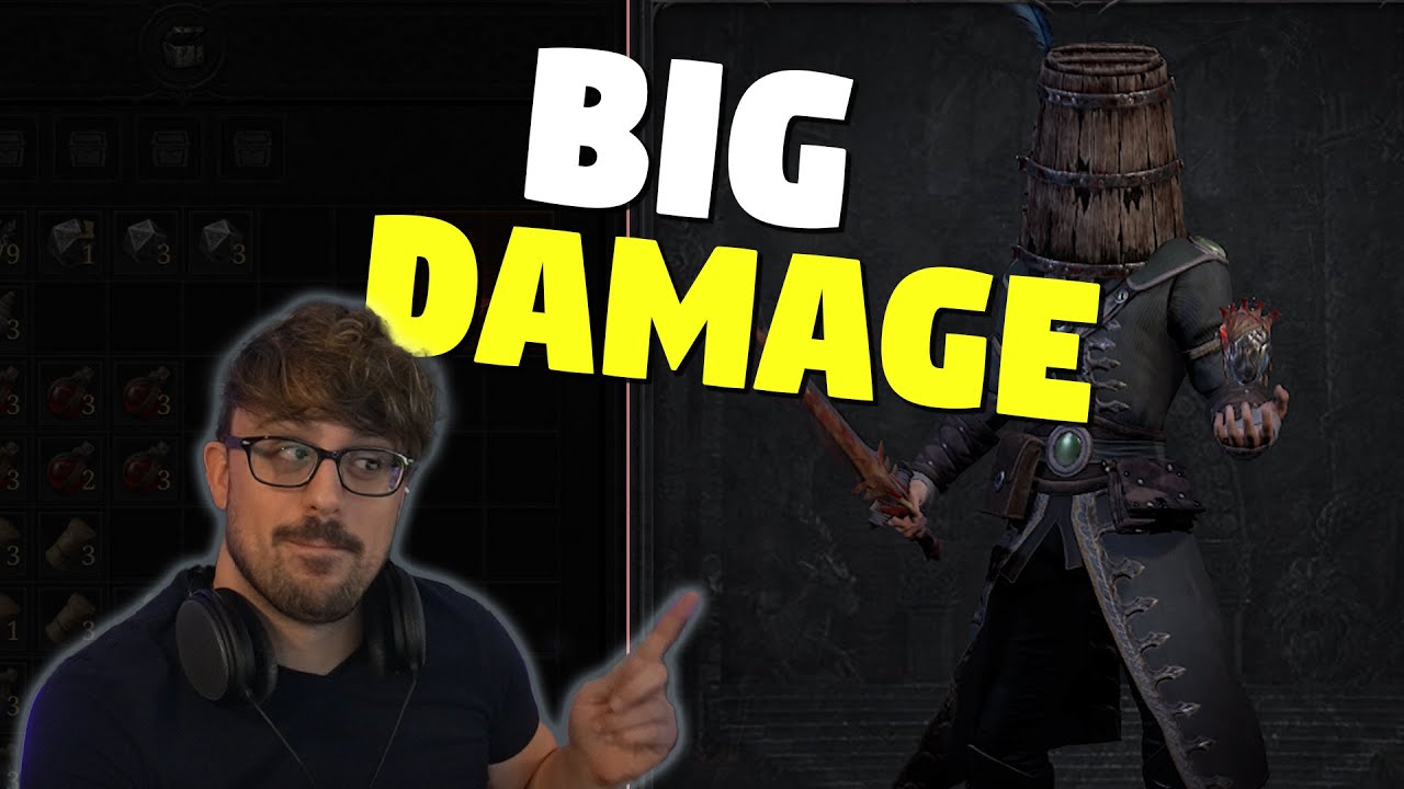 Massive Damage Pyromancer Build || DUNGEONBORNE