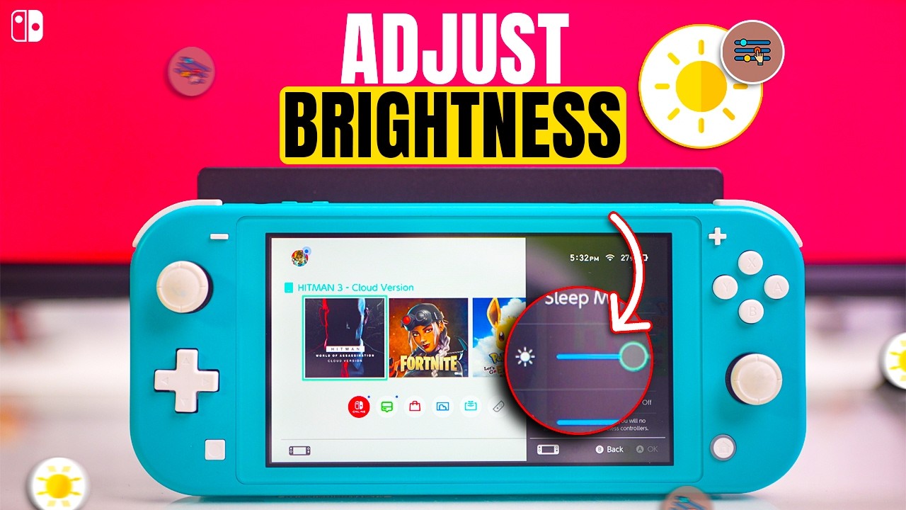 Яркость Nintendo Switch Lite слишком низкая? Исправьте это за 10 секунд!