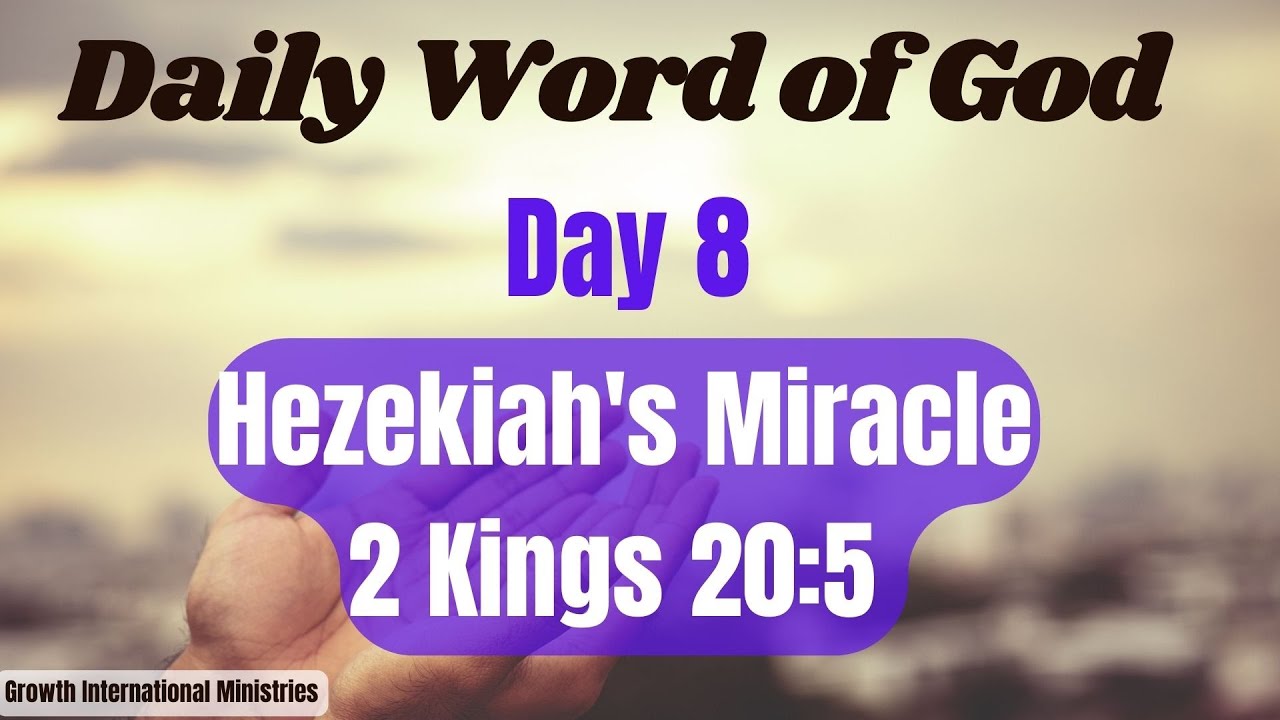Daily Word of God Day 8: 