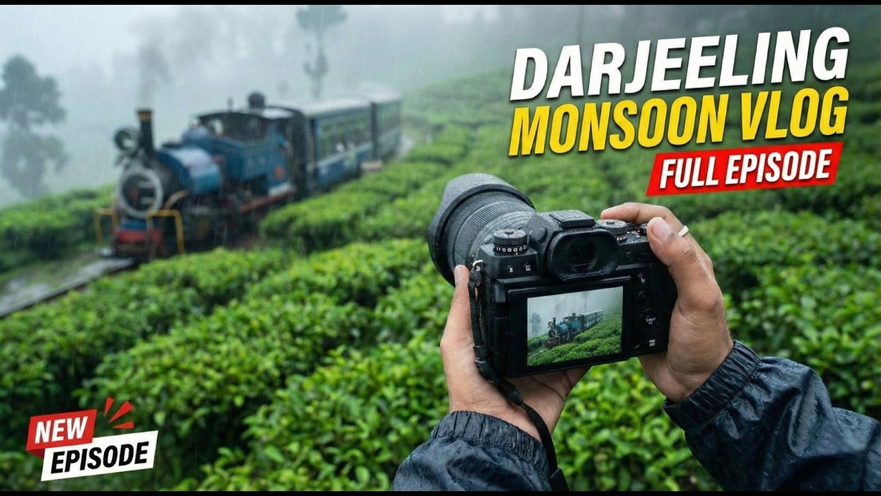 Darjeeling in Monsoon FULL | বর্ষায় দার্জিলিং | Tour Vlog | #Waterfall #Toytrain #mallroad #virul 