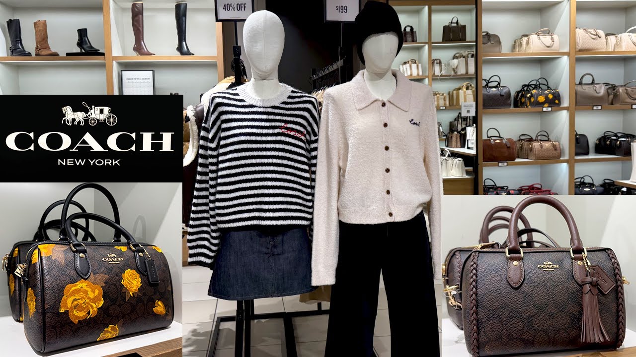 🧡 COACH NEW OUTLET COLLECTION 2025-2026 ❤️ TIMELESS BAGS & COATS 💛 INCREDIBLE DEALS!
