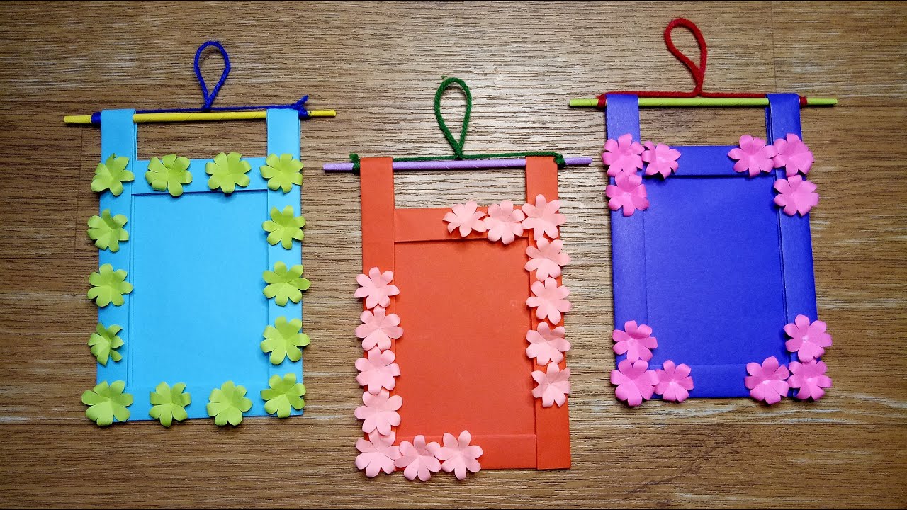 EASY PHOTO FRAME MADE OF PAPER