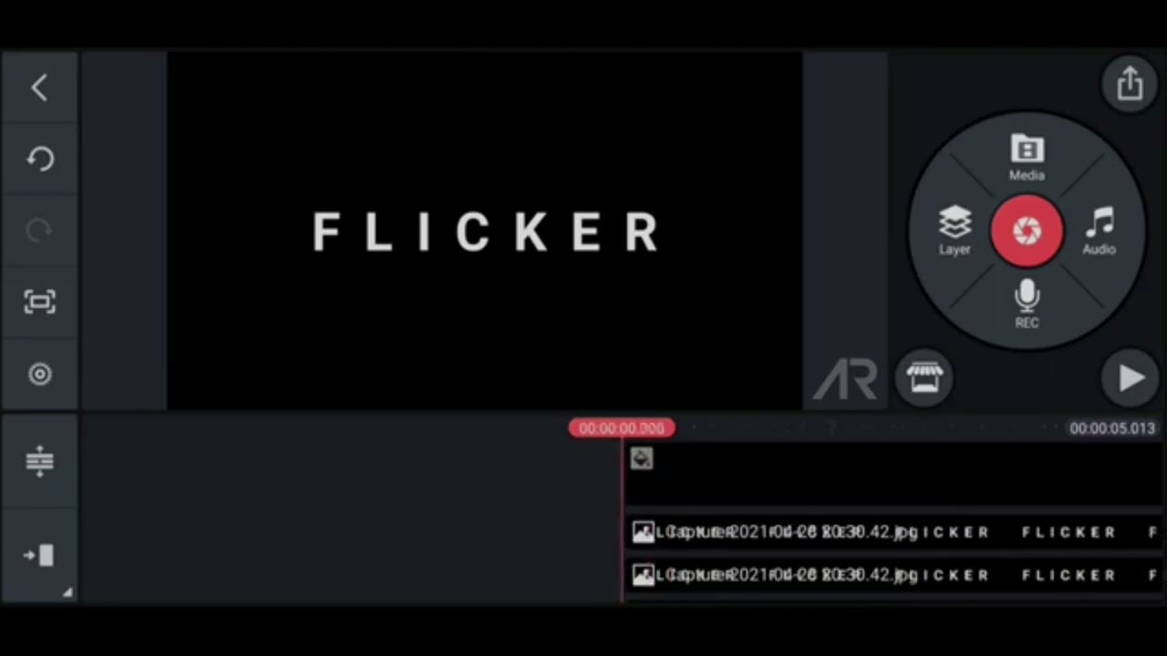HOW TO CREATE FLICKER EFFECT ON KINEMASTER