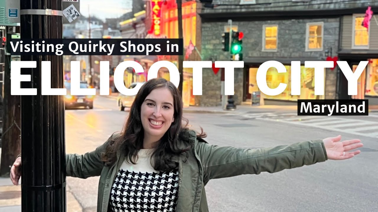Visiting Quirky Shops in Ellicott City Historic District | Maryland | Vlog