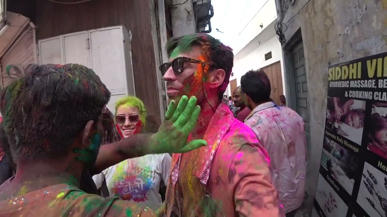 EPIC Holi Festival In Udaipur, India 🇮🇳 #holifestival #holi