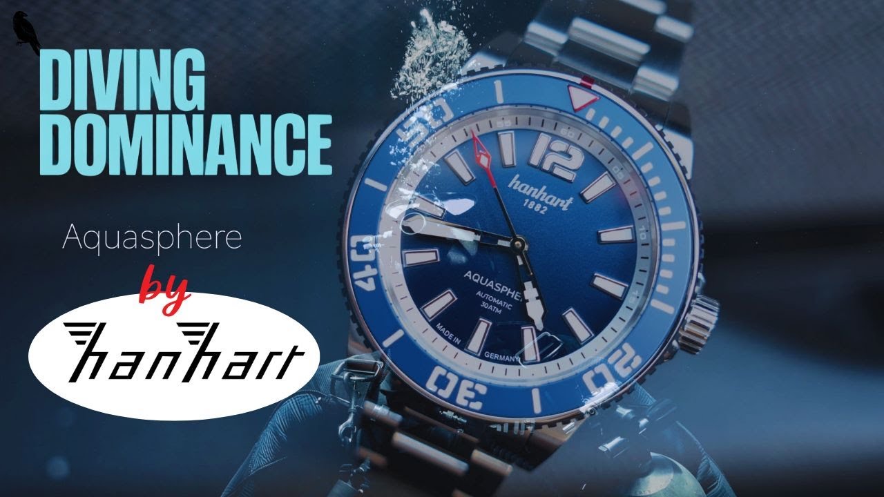ОБЗОР часов для дайвинга HANHART Aquasphere Ocean Fade | ШВЕЙЦАРСКОЕ КАЧЕСТВО ЧАСОВ ДЛЯ ДАЙВИНГА