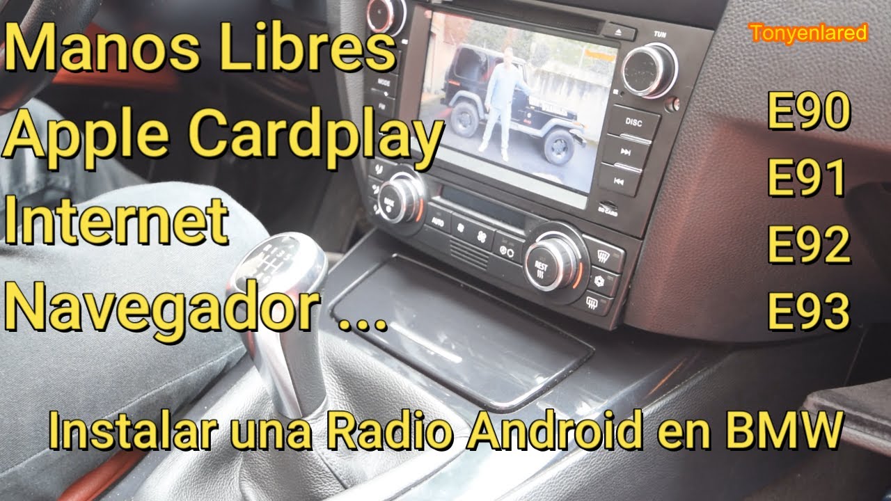 Instalar Android GPS manos libres en BMW