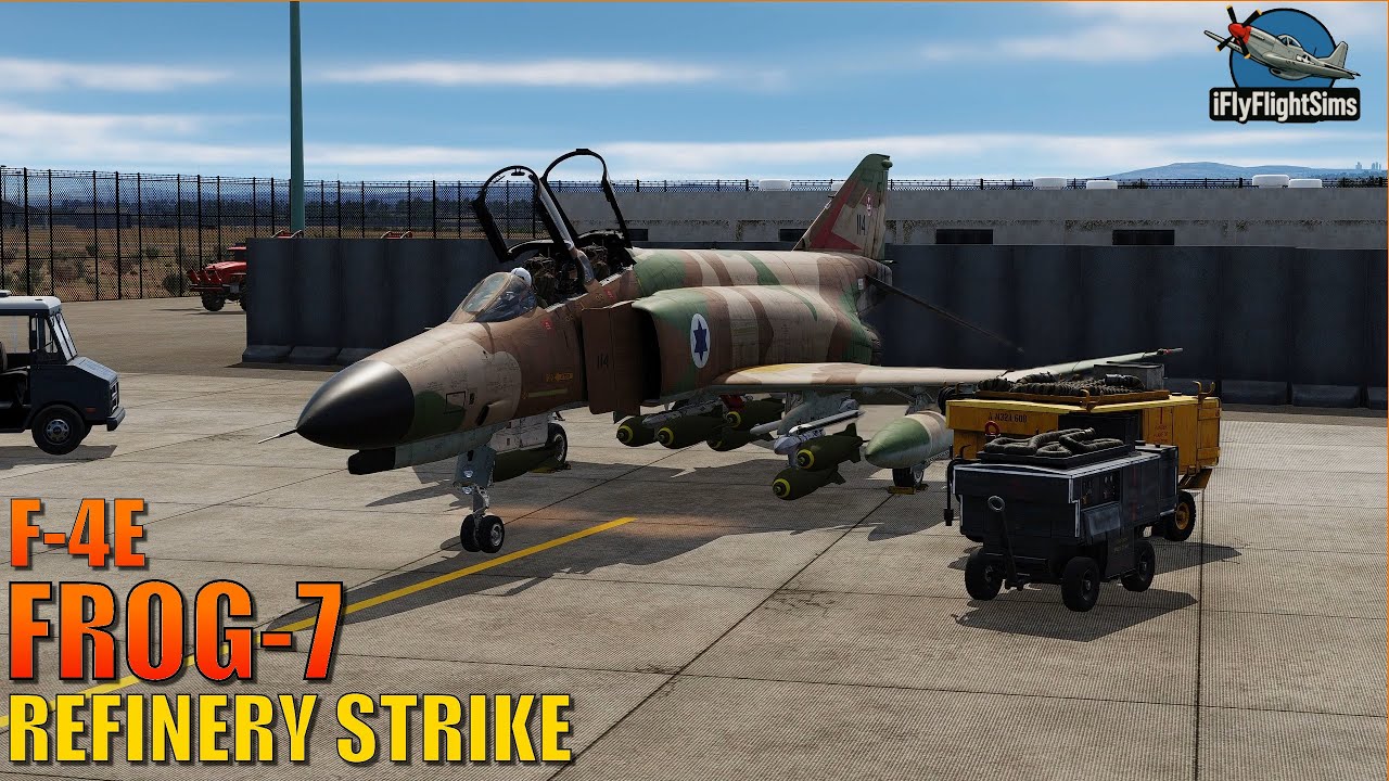 F-4E Phantom FROG-7 Mission 4: Homs Oil Refinery Strike | DCS World RTX 5080 Gameplay | 1440p