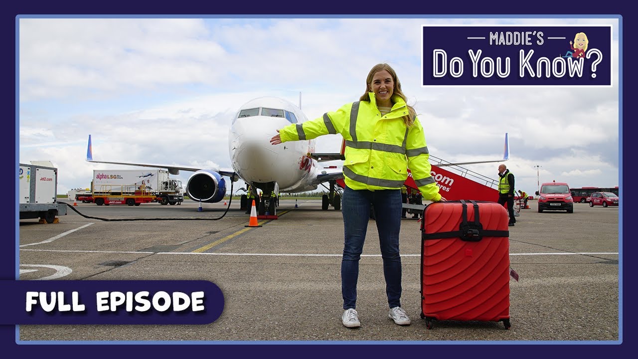 Airport Baggage and Rucksack | Maddie's Do You Know 🔎 Series 4, Episode 18 | FULL EPISODE