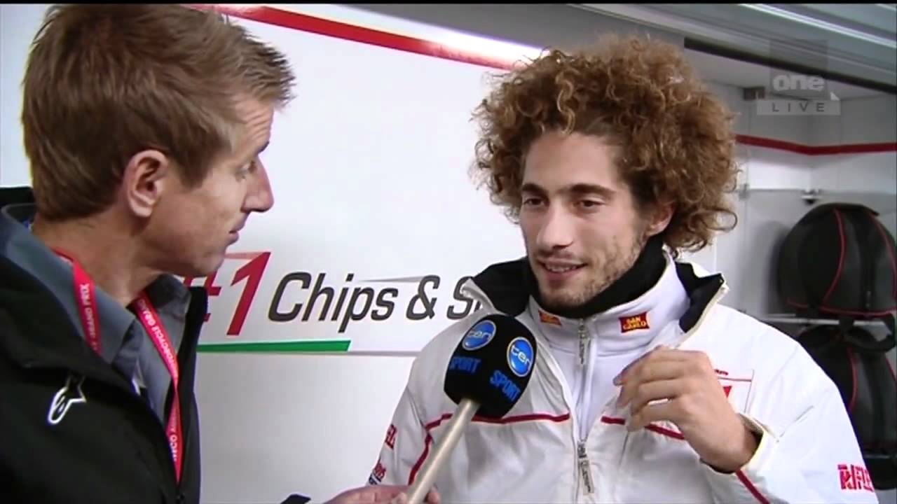 Marco Simoncelli interview Phillip Island 2011